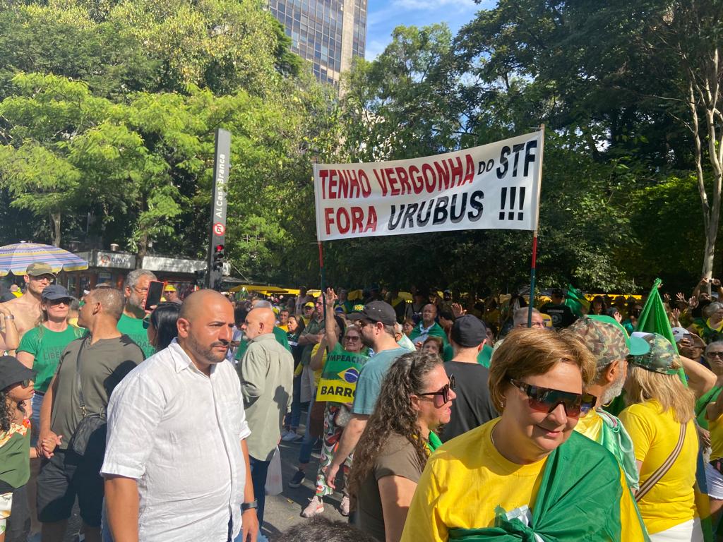 Brasil Sem Medo - Em Ato Da Paulista, Manifestantes Protestam Contra O STF